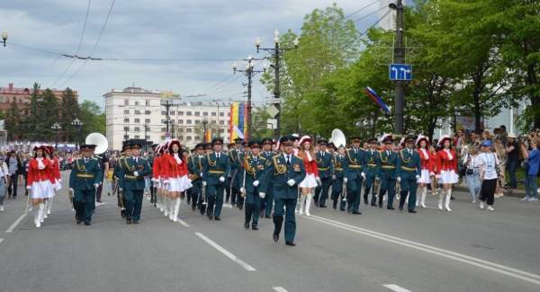 парад, Хабаровск