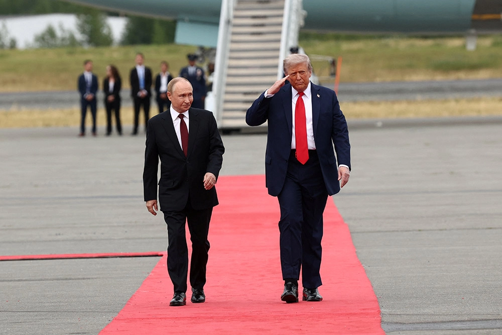 Встреча Владимира Путина и Дональда Трампа.