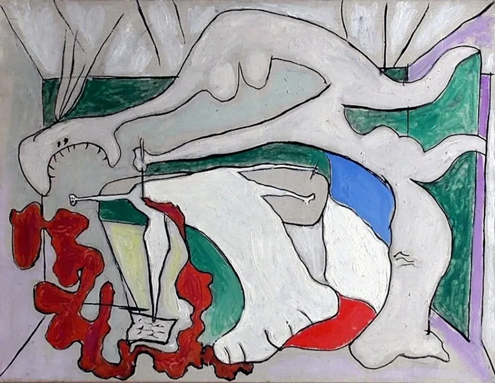 «Женщина со стилетом», (1931), Пабло Пикассо