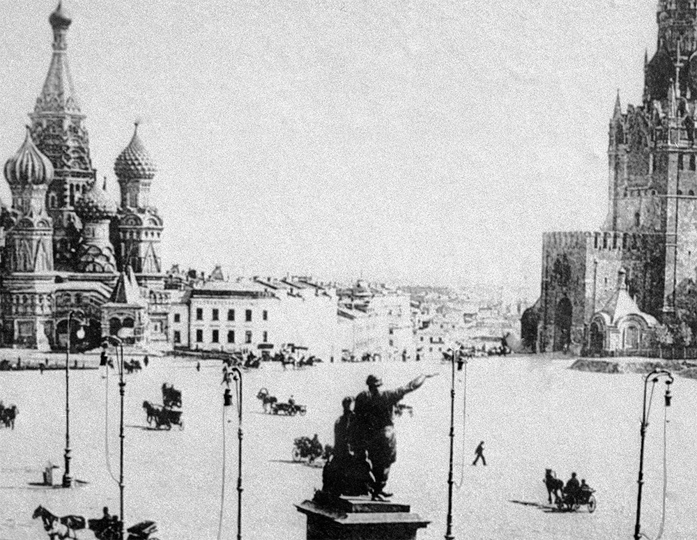 Красная площадь, 1896 год.