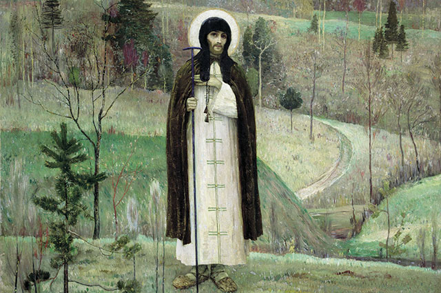 Михаил Нестеров. Преподобный Сергий Радонежский. 1899 год.