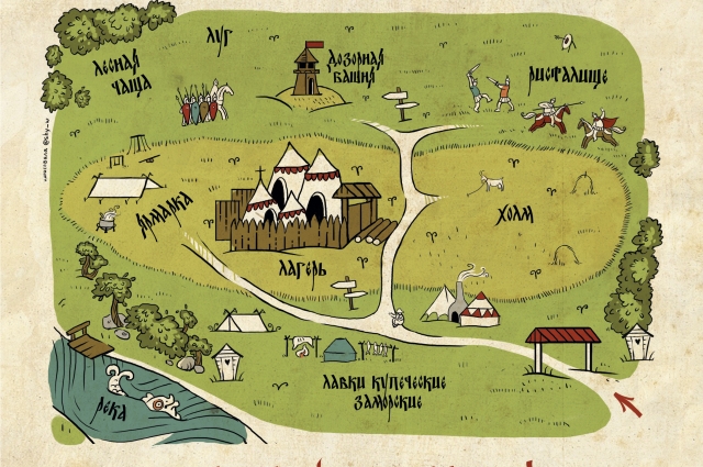 Карта фестивально поляны