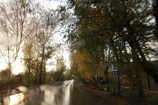 Осенью наступает пора дождей.