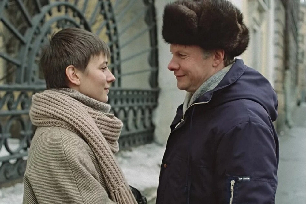 Елена Сафонова и Виталий Соломин. Кадр из фильма «Зимняя вишня» (1985)