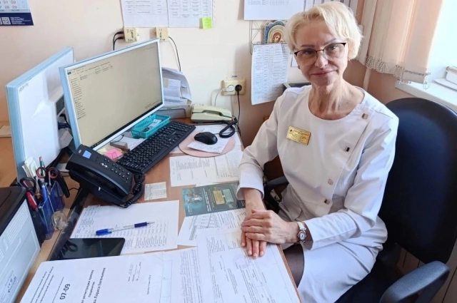 Заведующая отделением спортивной медицины Лариса Белова.