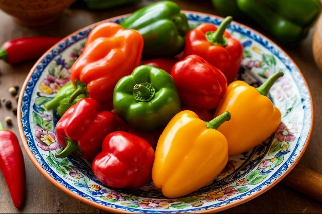 овощи в корзине 