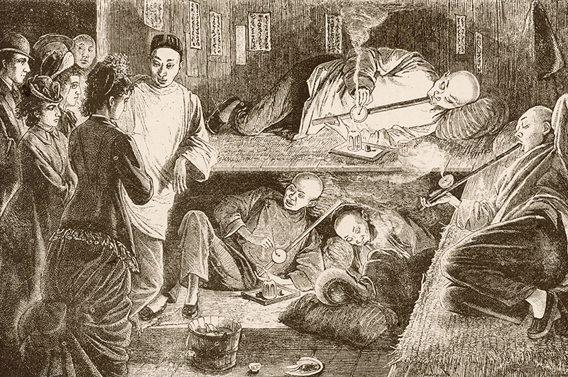 Сан-Франциско, 1882 г. Опиумокурильня