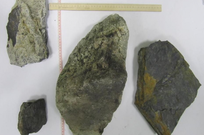 Фрагменты Челябинского метеорита