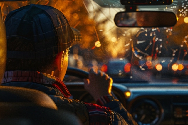 Мигрант за рулём такси