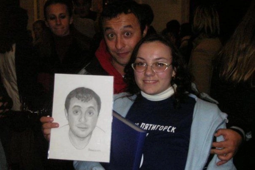 Фотографию с кумиром Анна сделала в 2004 году.