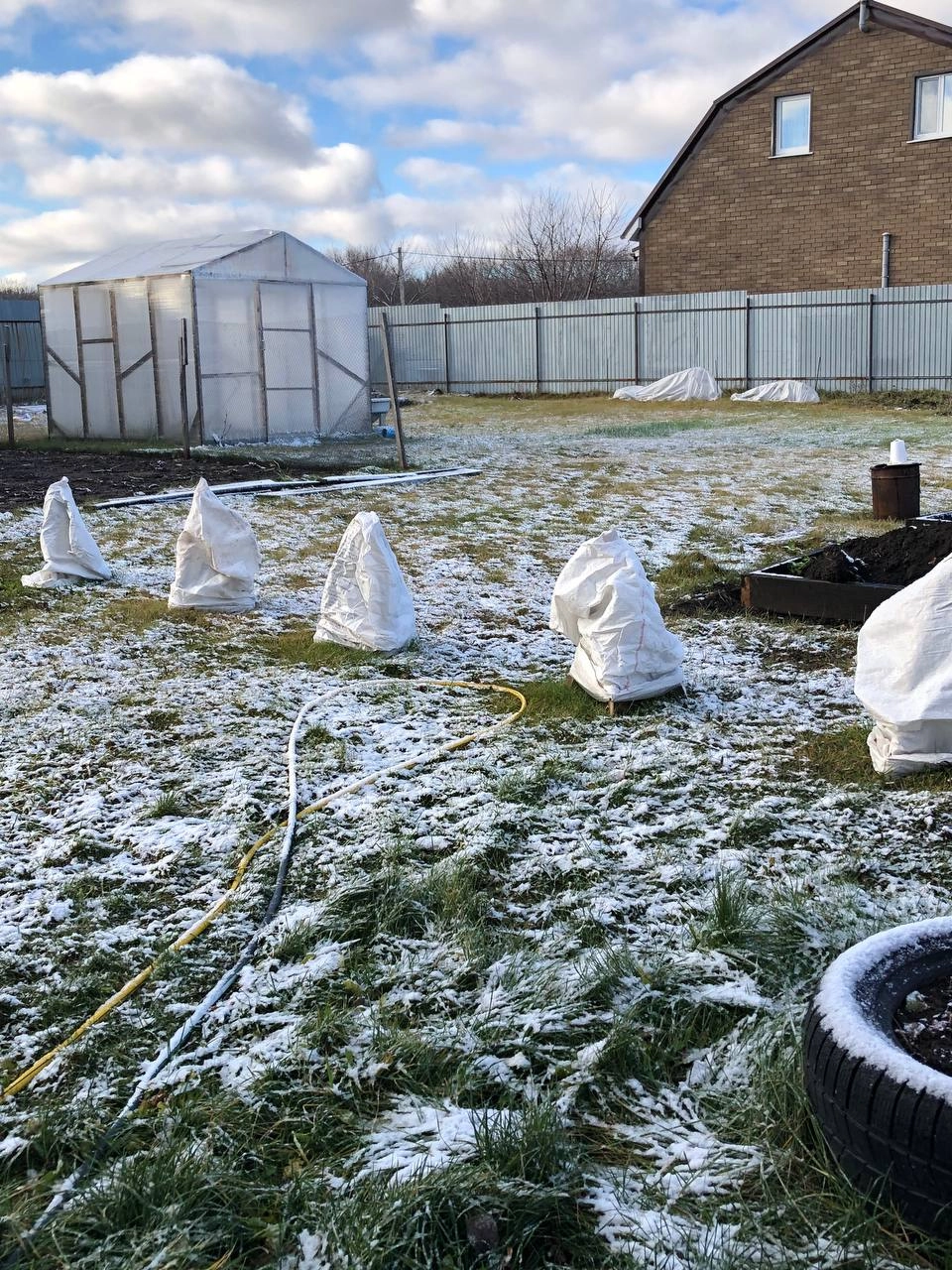 Первый снег в Самарской области