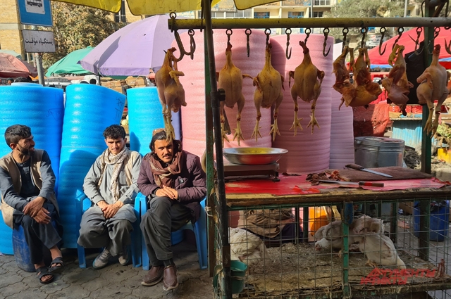 Уличный «супермаркет» — так покупают еду обычные афганцы.