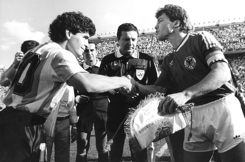Диего Марадона и Лотар Матеус. Финал 1986 года