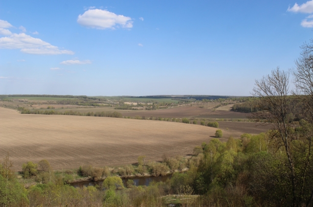 Вид из усадьбы Мирковича.