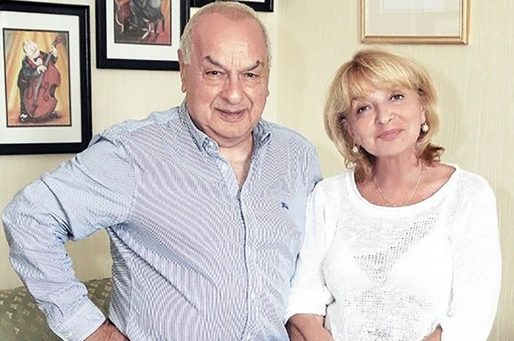 Левон Оганезов с женой Софьей.