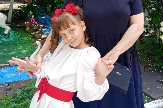 Милана пойдет в первый класс уже в этом году