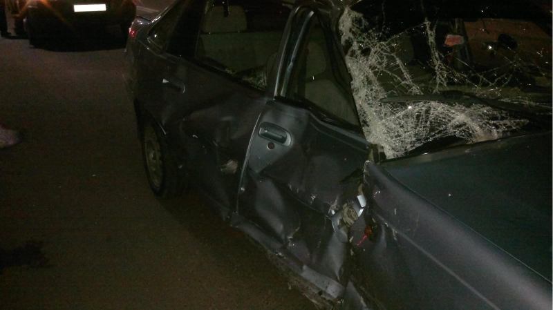 Удар был такой силы, что в ДТП травмы получил и водитель Daewoo. 