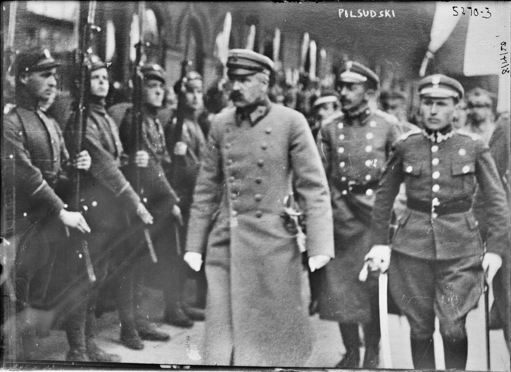 Юзеф Пилсудский в Минске, 1919 г.