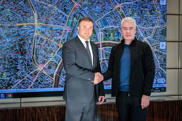 Виталий Хоценко и Сергей Собянин.