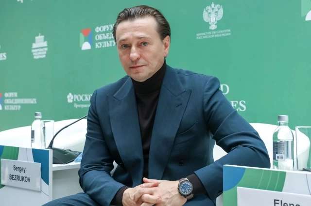 Российский актер театра и кино Сергей Безруков