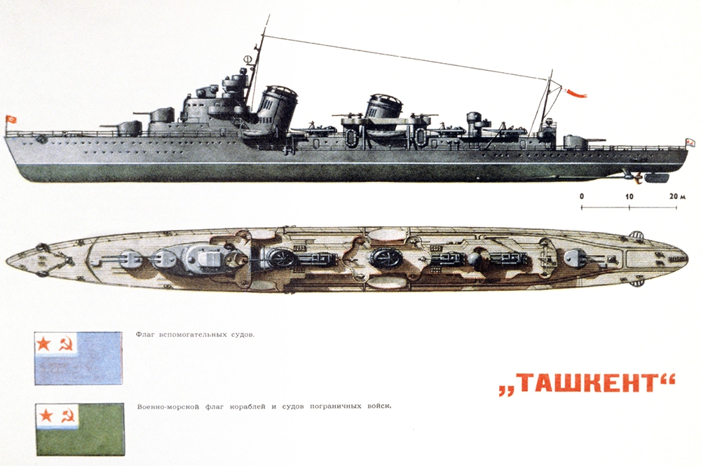 Эсминец «Ташкент».