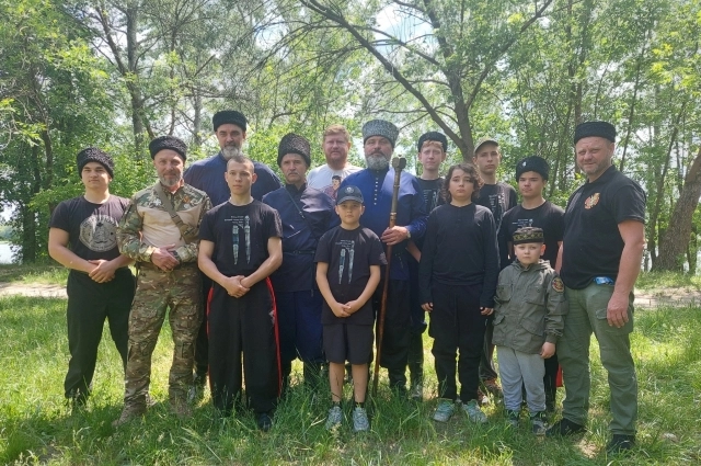 Донские казаки на шермиции