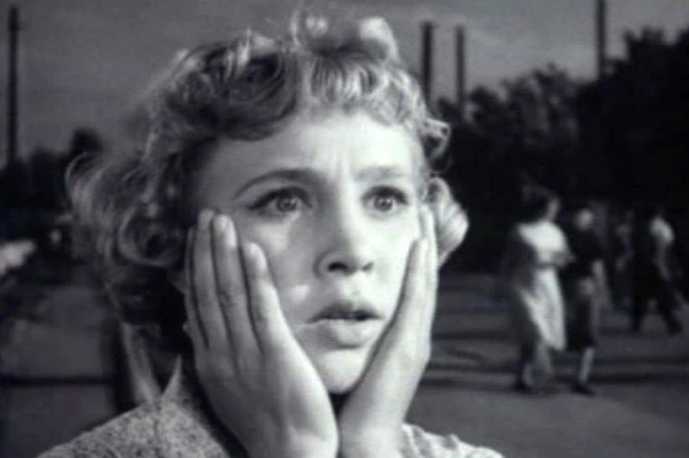 Надежда Румянцева. Кадр из фильма «Неподдающиеся», (1959)