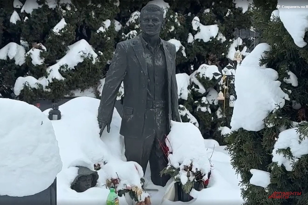 Могила Владислава Галкина.