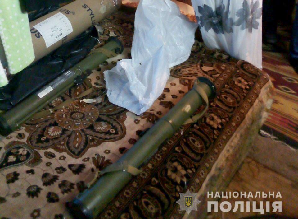 РПГ найденное при обыске.
