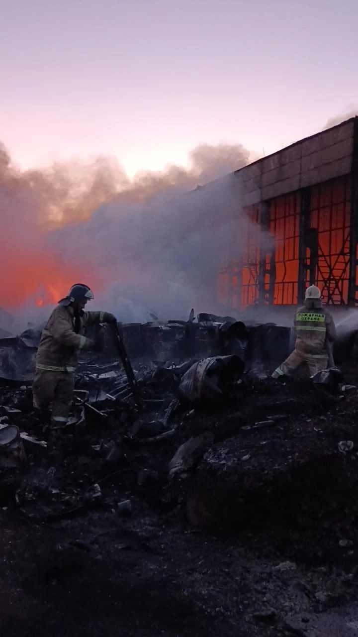 пожар под Астраханью
