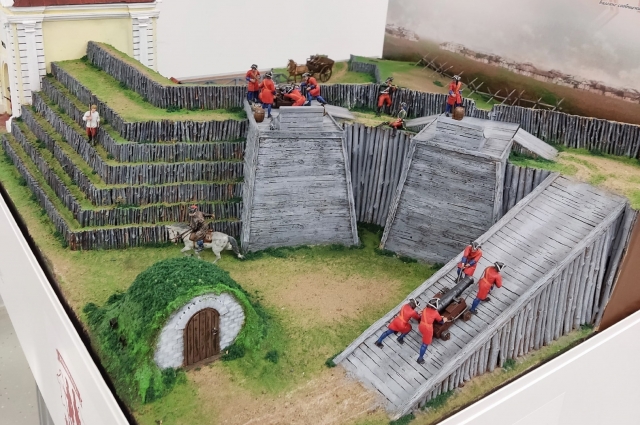 Омская крепость в миниатюре – это уже шестая диорама, иллюстрирующая богатство истории Прииртышья. 