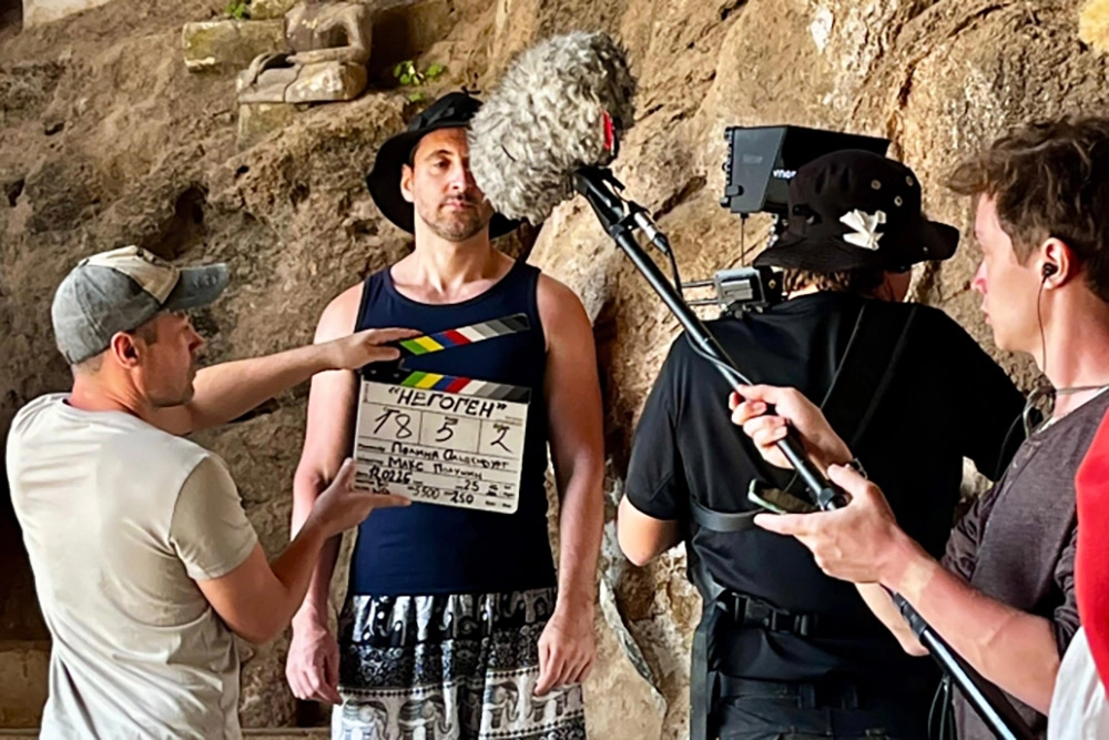 Съемки фильма «Негоген».