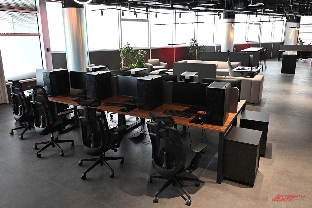 Внутри кластера в «Сколково».