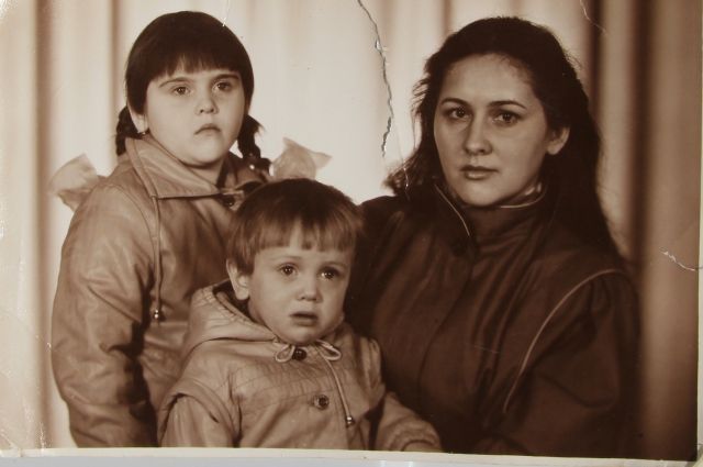 Семья милиционера Ивана Стороженко всегда с ним была рядом.