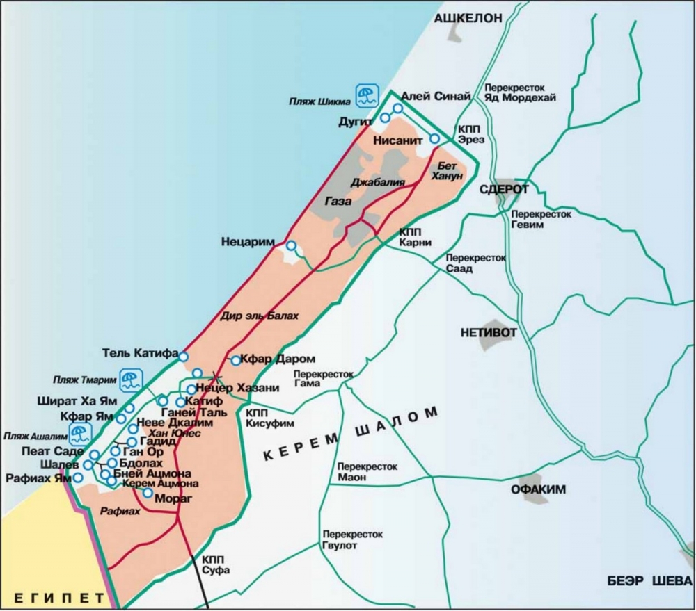 Что такое сектор Газа и где он находится?