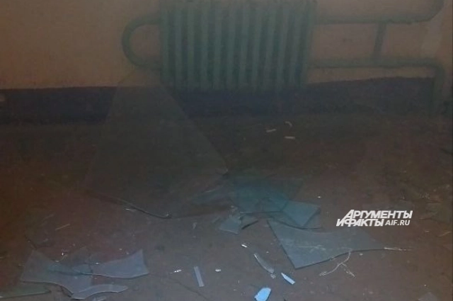 Последствия падения обломков БПЛА