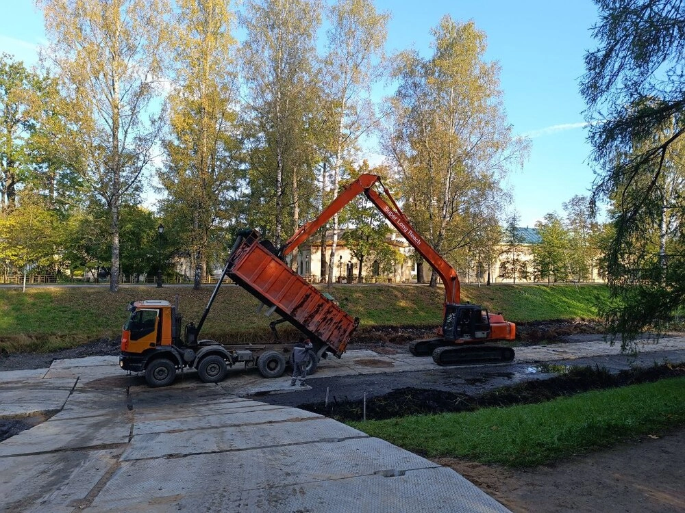 Царское село, пруды.