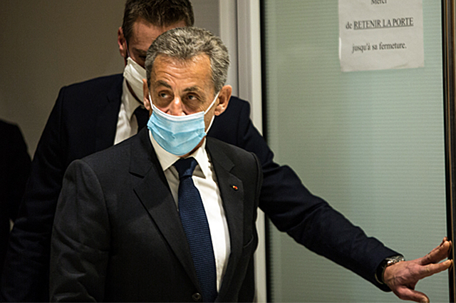Николя Саркози в Парижском суде.