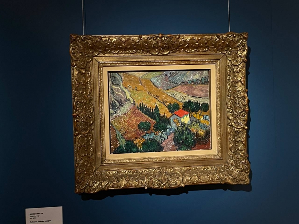 «Долина с пахарем при взгляде сверху» Винсент Ван Гог