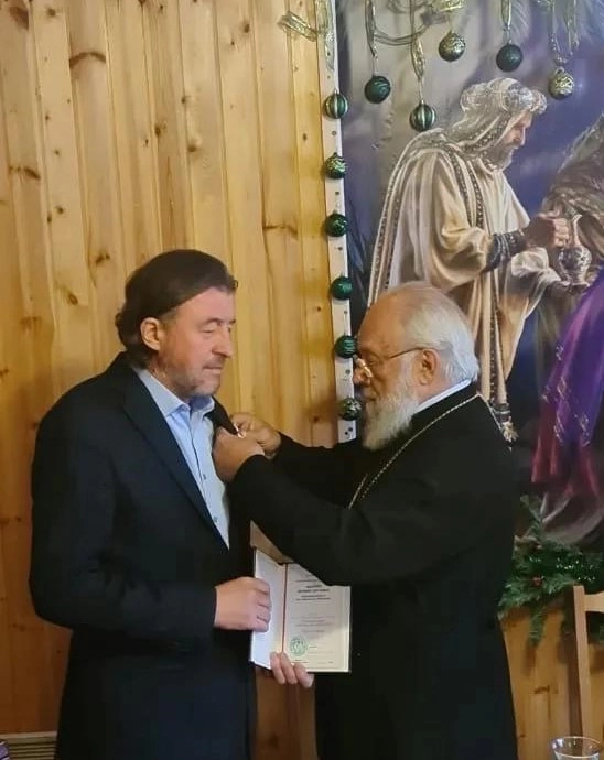 Владыка Иннокентий и Евгений Федоров.