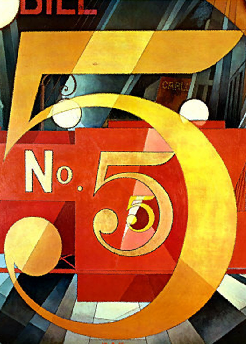 Чарльз Демут. Фигура №5 в золоте.