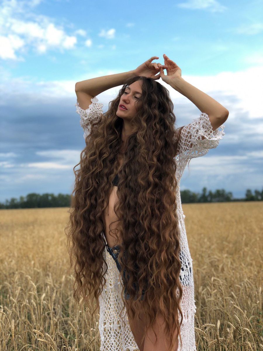 Татьяна Гордикова - обладательница длинной косы.