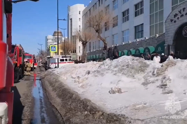 Задымление, пожар, Амурская ярмарка, Благовещенск