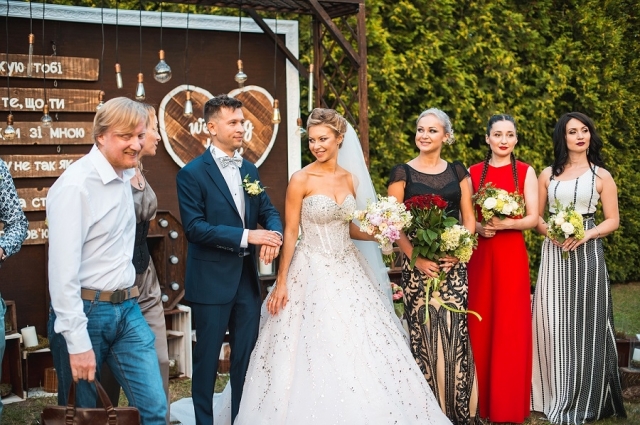 Дмитрий Ступка и Полина Логунова