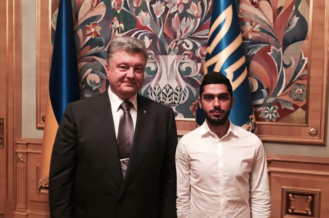 Петр Порошенко и Гео Лерос, 2015