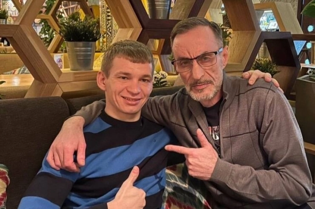 Андрей Бока с блогером Дядей Славой.