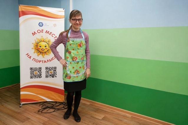 Татьяна после кружка по приготовлению блюд.