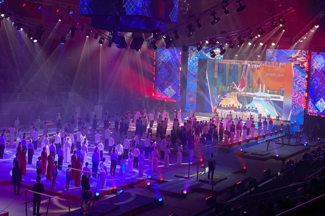 Сочетание спорта и искусства.