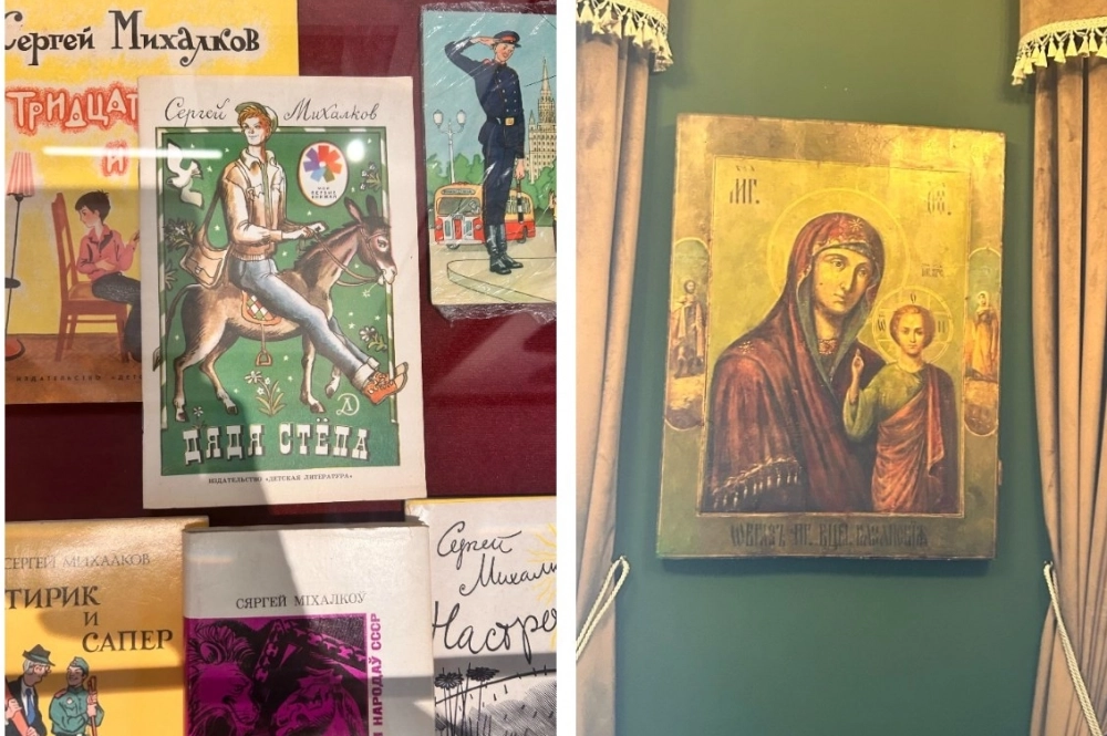 В Москве, в штаб-квартире Союза писателей России, сегодня открыли мемориальный рабочий кабинет писателя, автора слов к гимну СССР и России Сергея Михалкова.