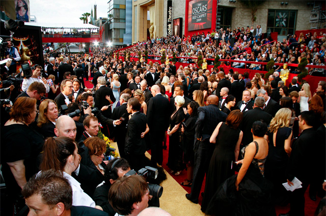 Кинотеатр Kodak. Церемония вручения премии Оскар в 2009 году. Красная дорожка